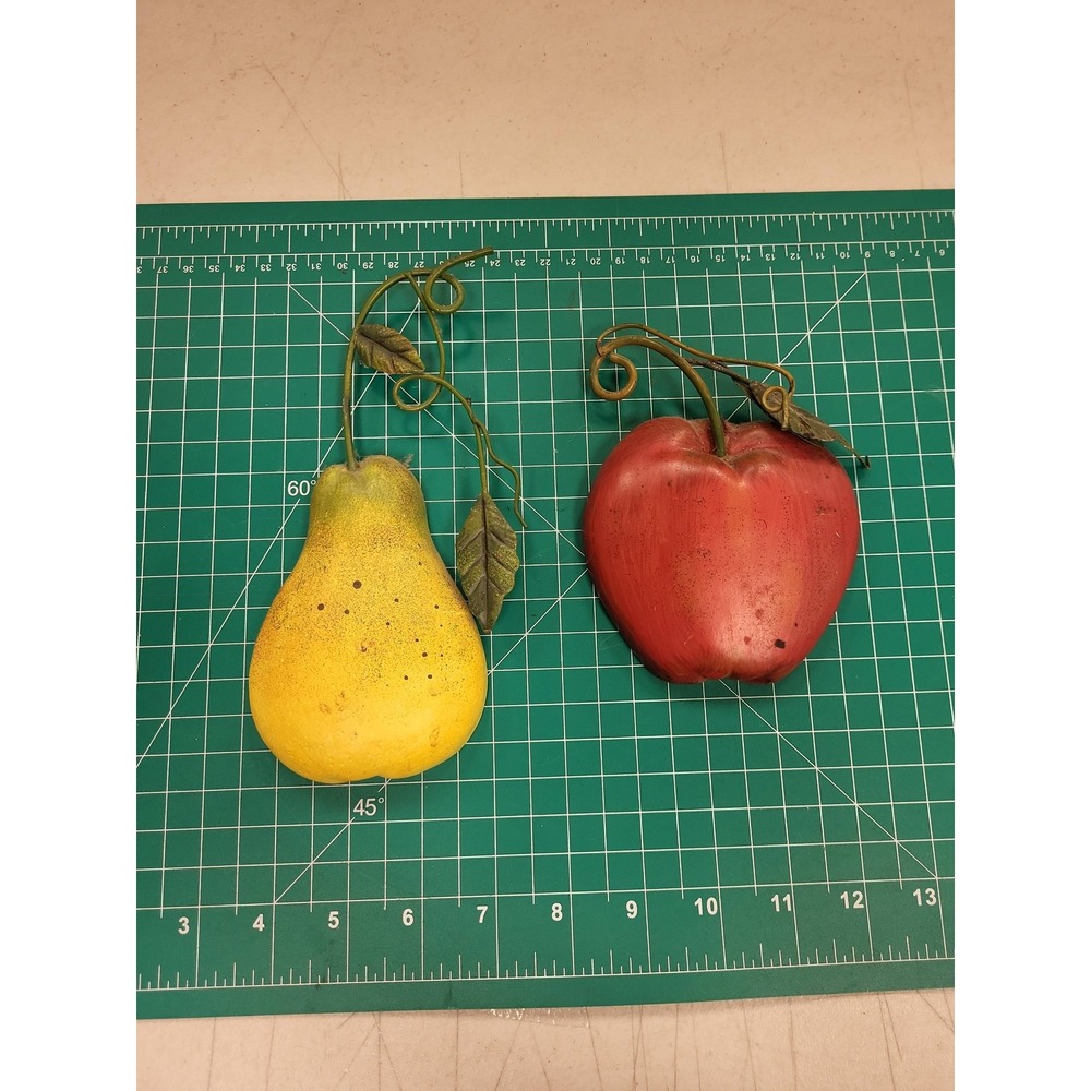 Decorative‎ Apple Pear Set Faux Fruit Kitchen Decor Display Prop Staging